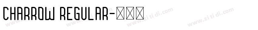 Charrow Regular字体转换
